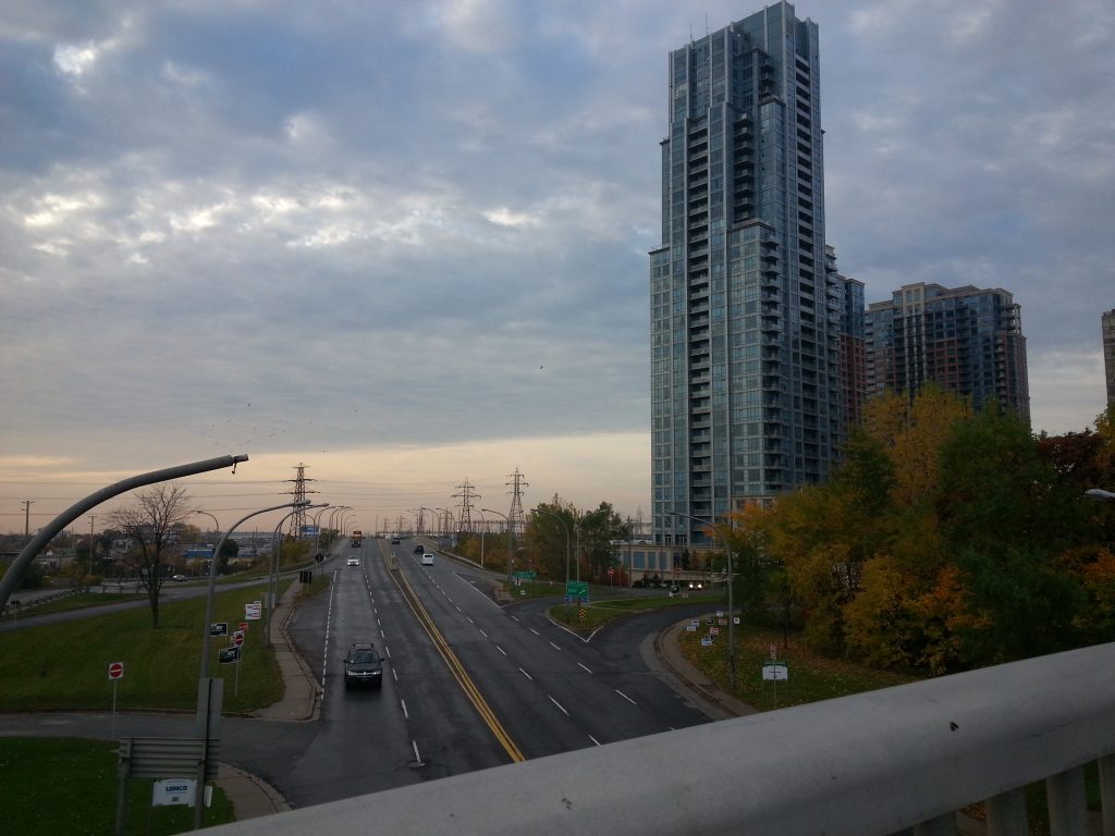 The interchange at Bloor-Dundas-Kipling in Toronto