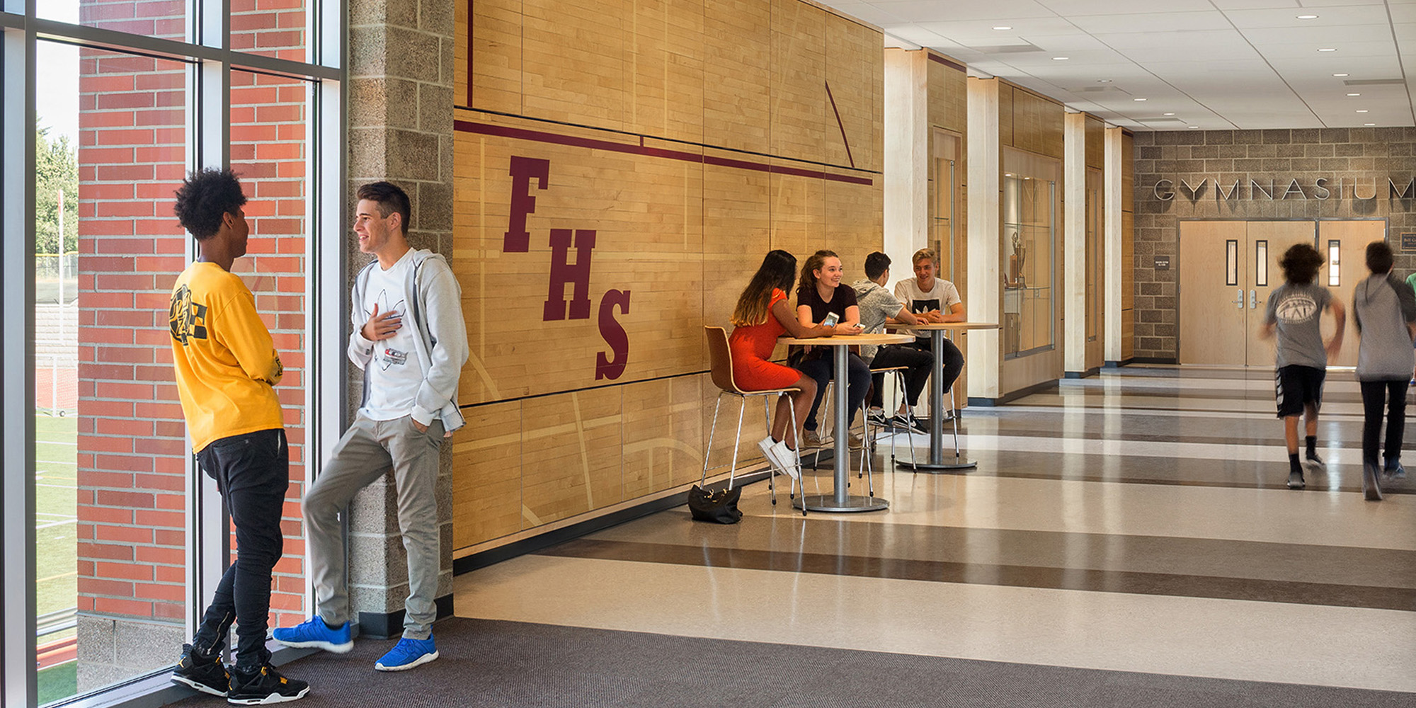 Franklin High School hallway
