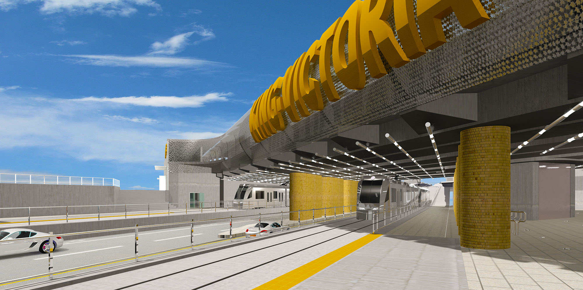Rendering of King-Victoria Transit Hub