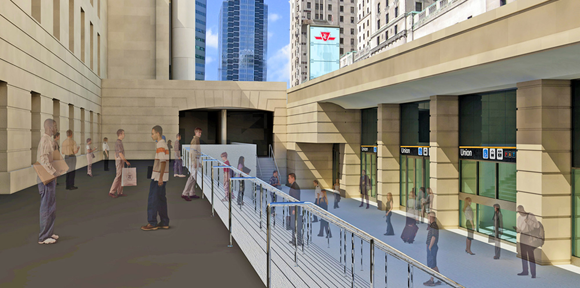 Union Station Entrance Rendering