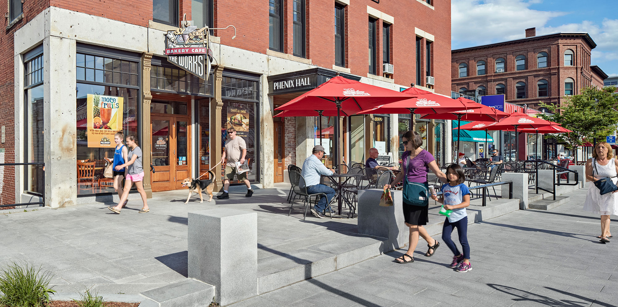 Concord Streetscape restaurants