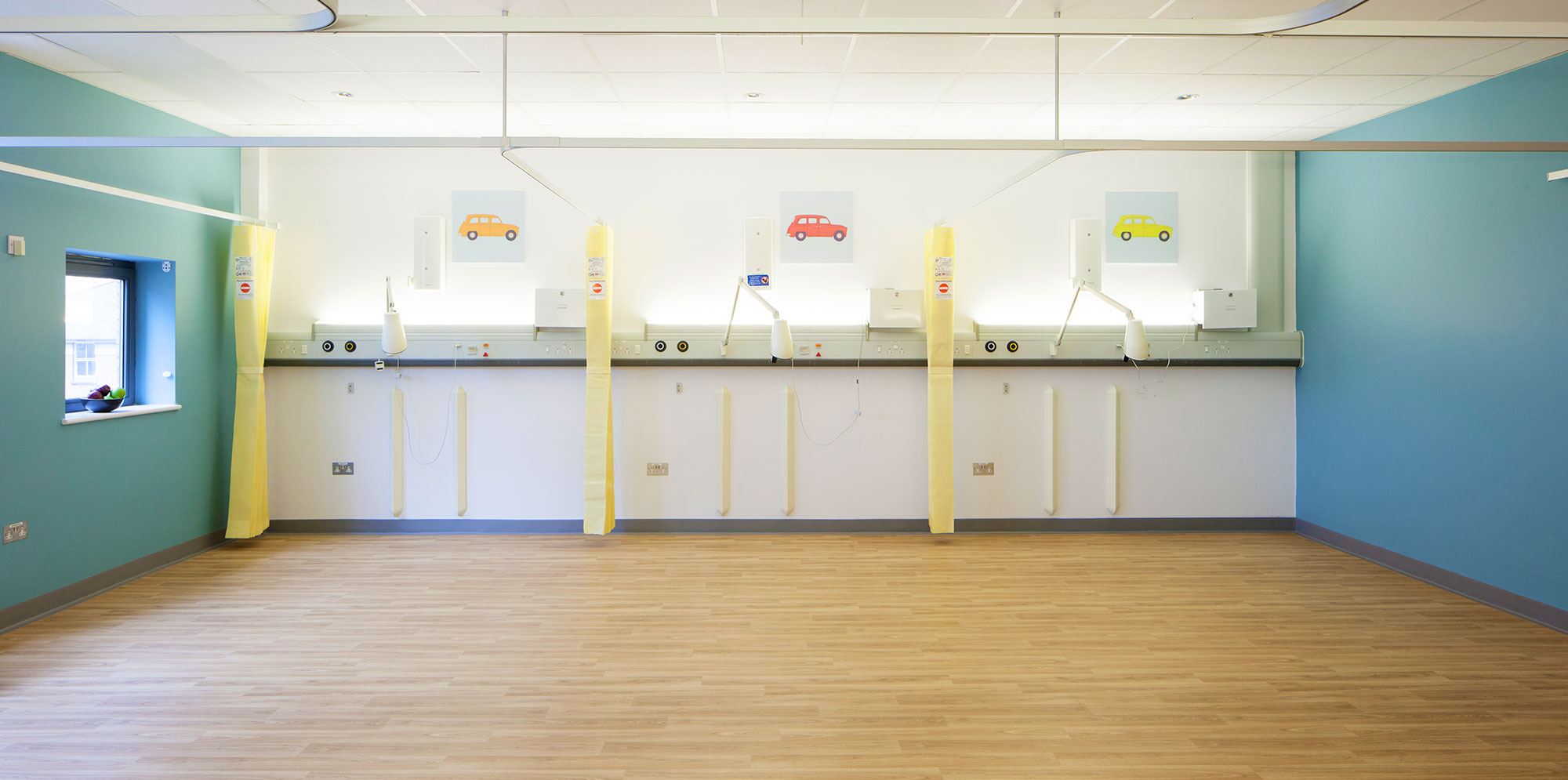 Paediatric room inside Croydon University hospital
