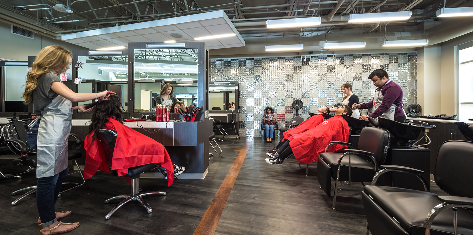 Barbershop inside Kirk Lewis CTHS