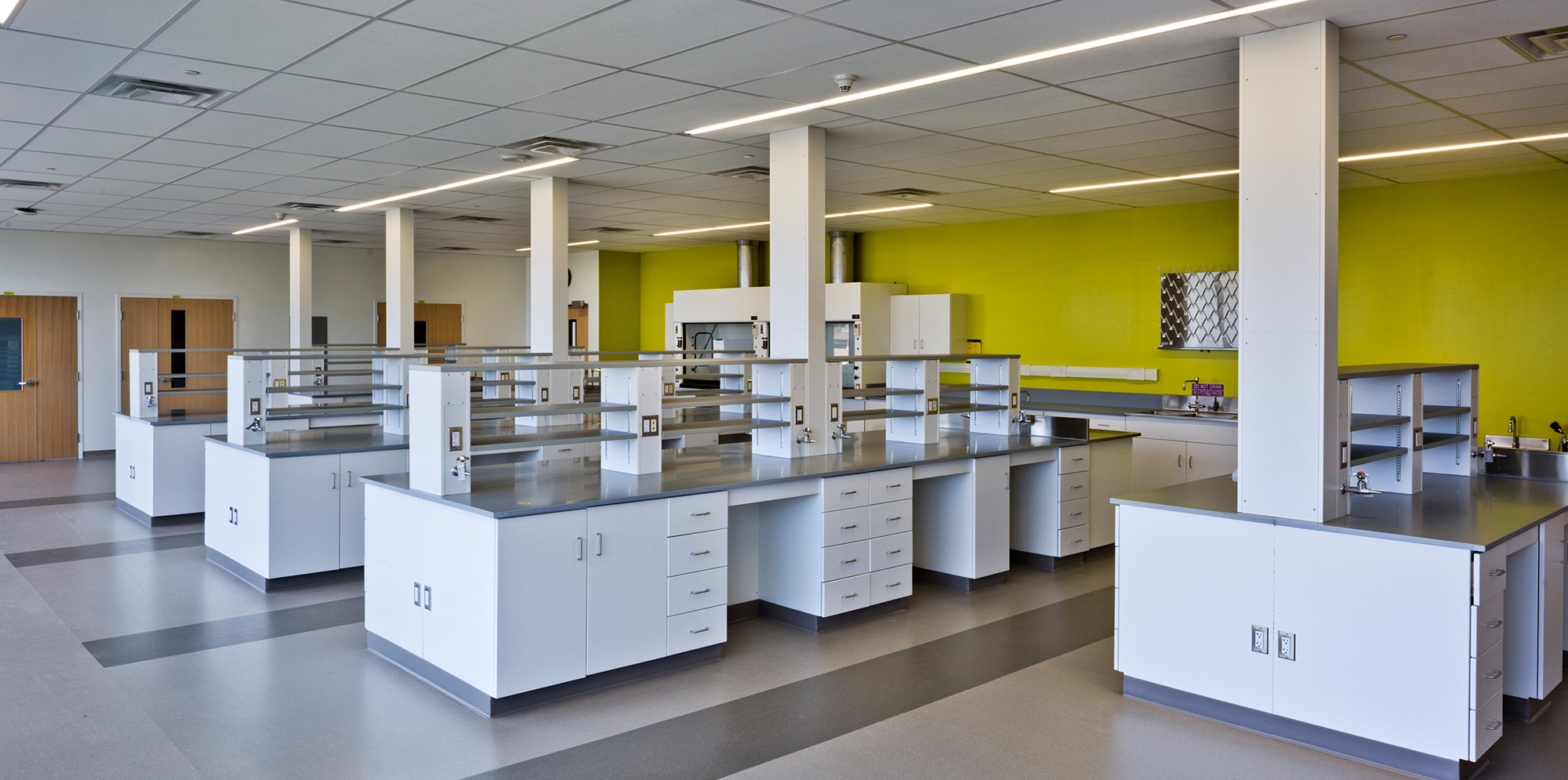 Science lab inside Applied Health Sciences at University of Waterloo