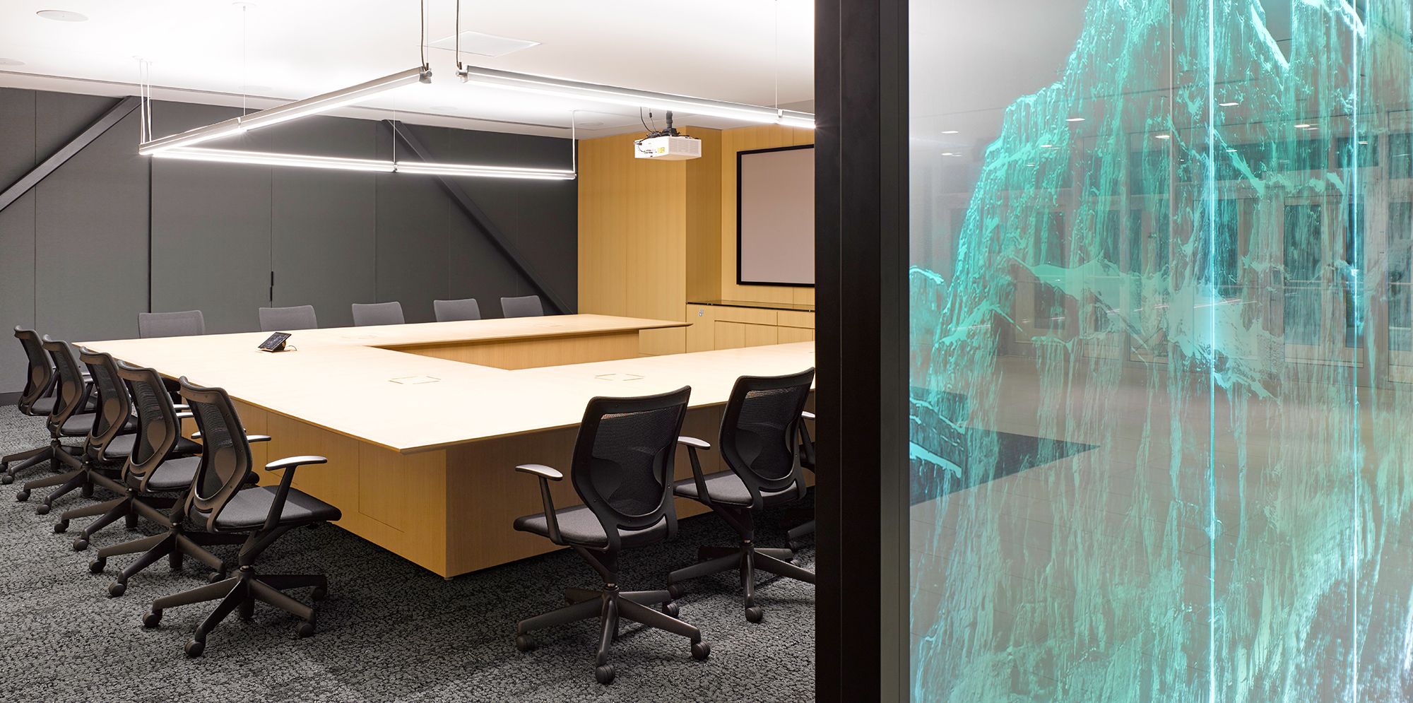 Conference room inside CMG Headquarters, designed by IBI Group
