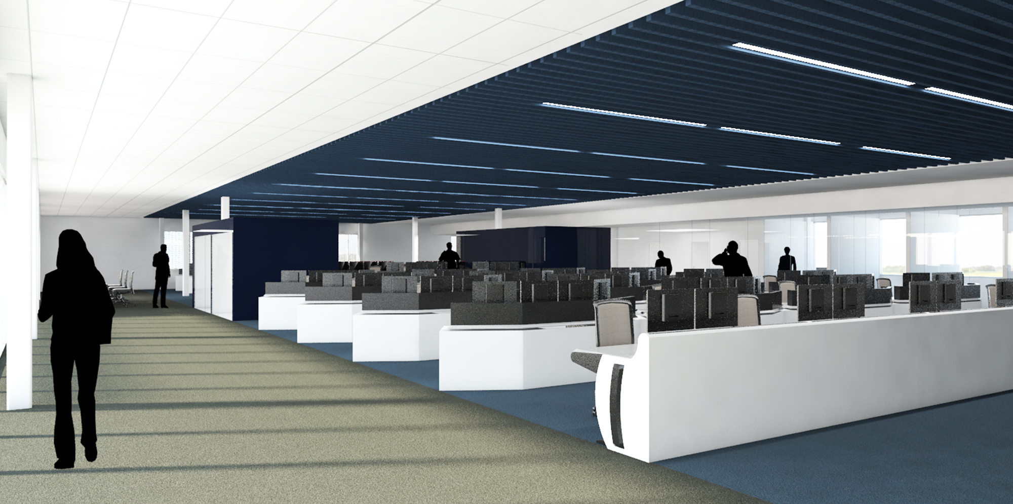 Rendering of Emergency Operations Centre in Edmonton, AB