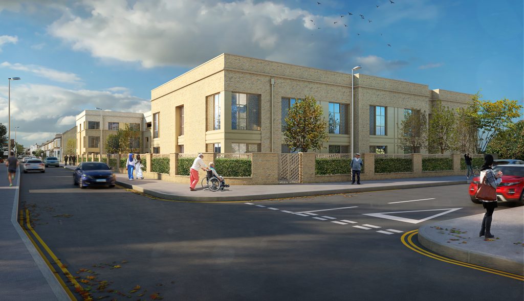 low-rise-seniors-facility-exterior-rendering